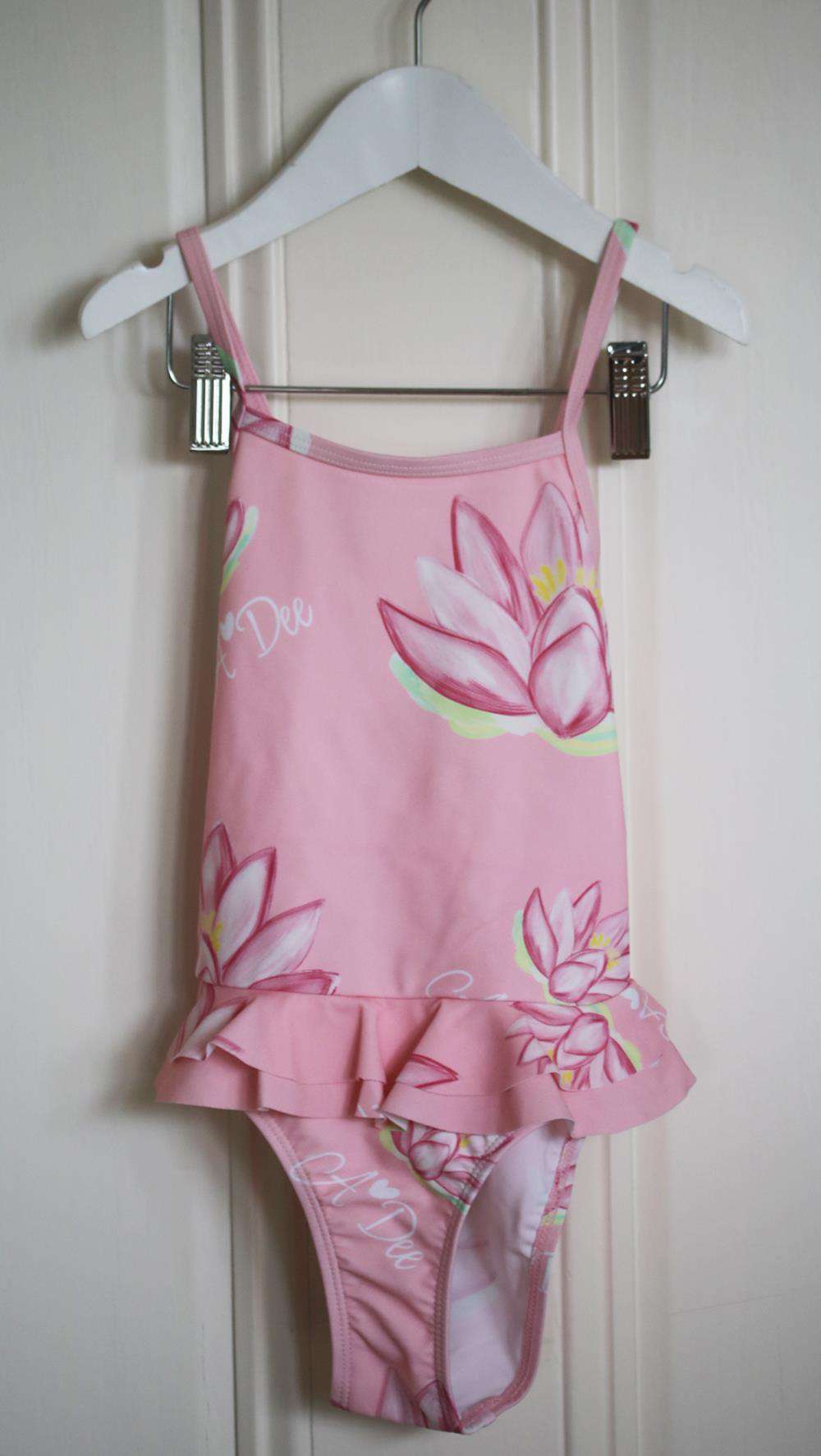 A DEE KIDS GIRLS WATER LILY SWIMSUIT 6 YEARS