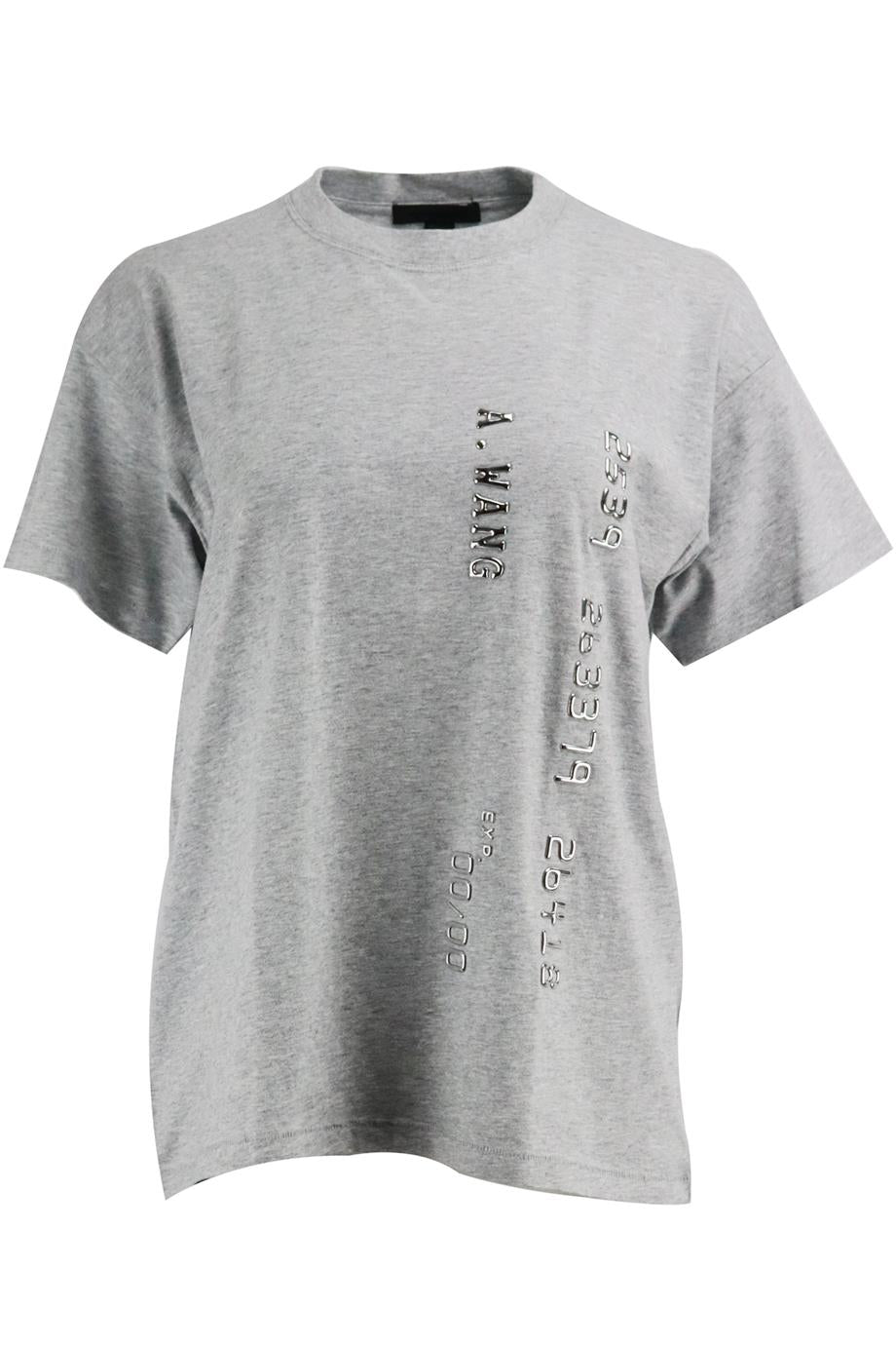 ALEXANDER WANG COTTON JERSEY T-SHIRT MEDIUM