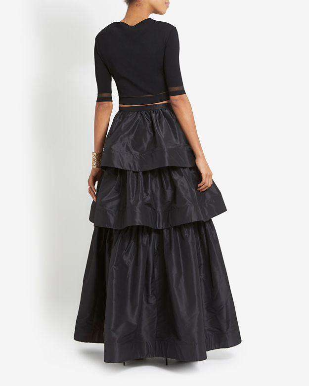 OHNE TITEL SHEER PANEL CROP TOP SMALL