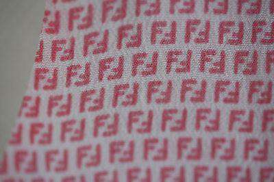 FENDI BABY PINK SILK FF DRESS WITH BLOOMERS 18 MONTHS