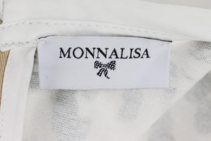 MONNALISA KIDS GIRLS LEOPARD JERSEY DRESS 8 YEARS