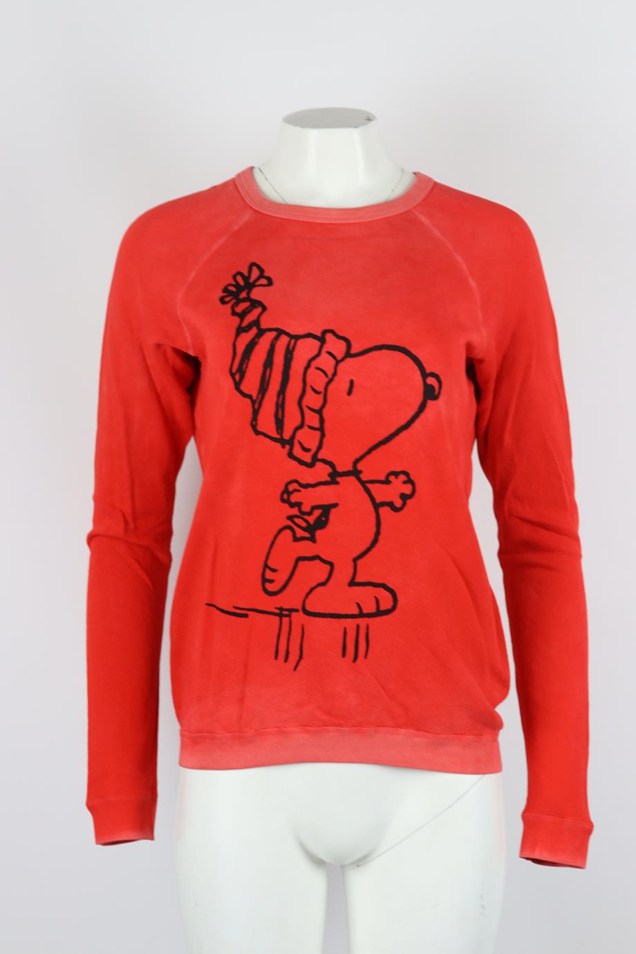 FREE CITY PRINTED COTTON JERSEY SWEATSHIRT XSMAL