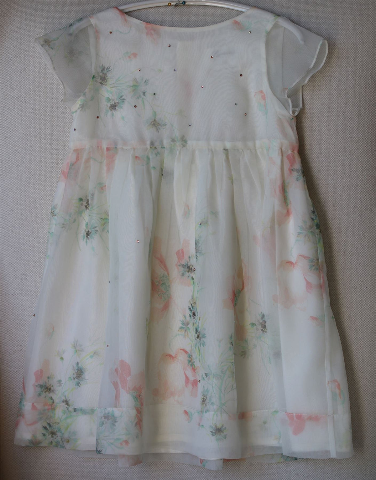 BONPOINT COUTURE GIRLS FLORAL ELEGANCE DRESS 4 YEARS