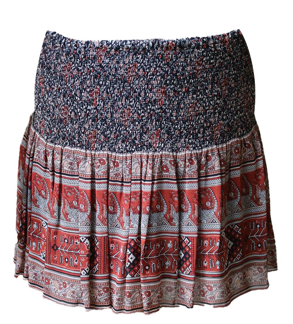 ULLA JOHNSON COLETTE SILK MINI SKIRT US 2 UK 6