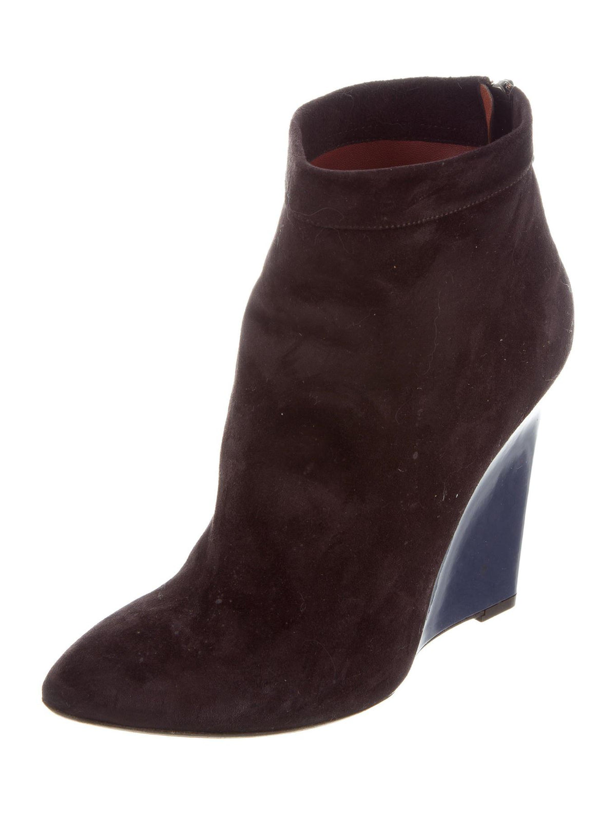 BOTTEGA VENETA SUEDE WEDGE BOOTS EU 39.5 UK 6.5 US 9.5