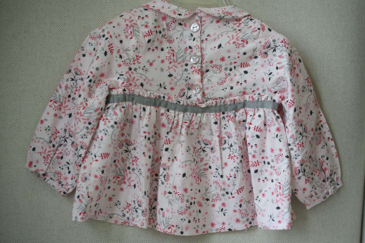 TARTINE ET CHOCOLAT BABY FLORAL BLOUSE 12 MONTHS