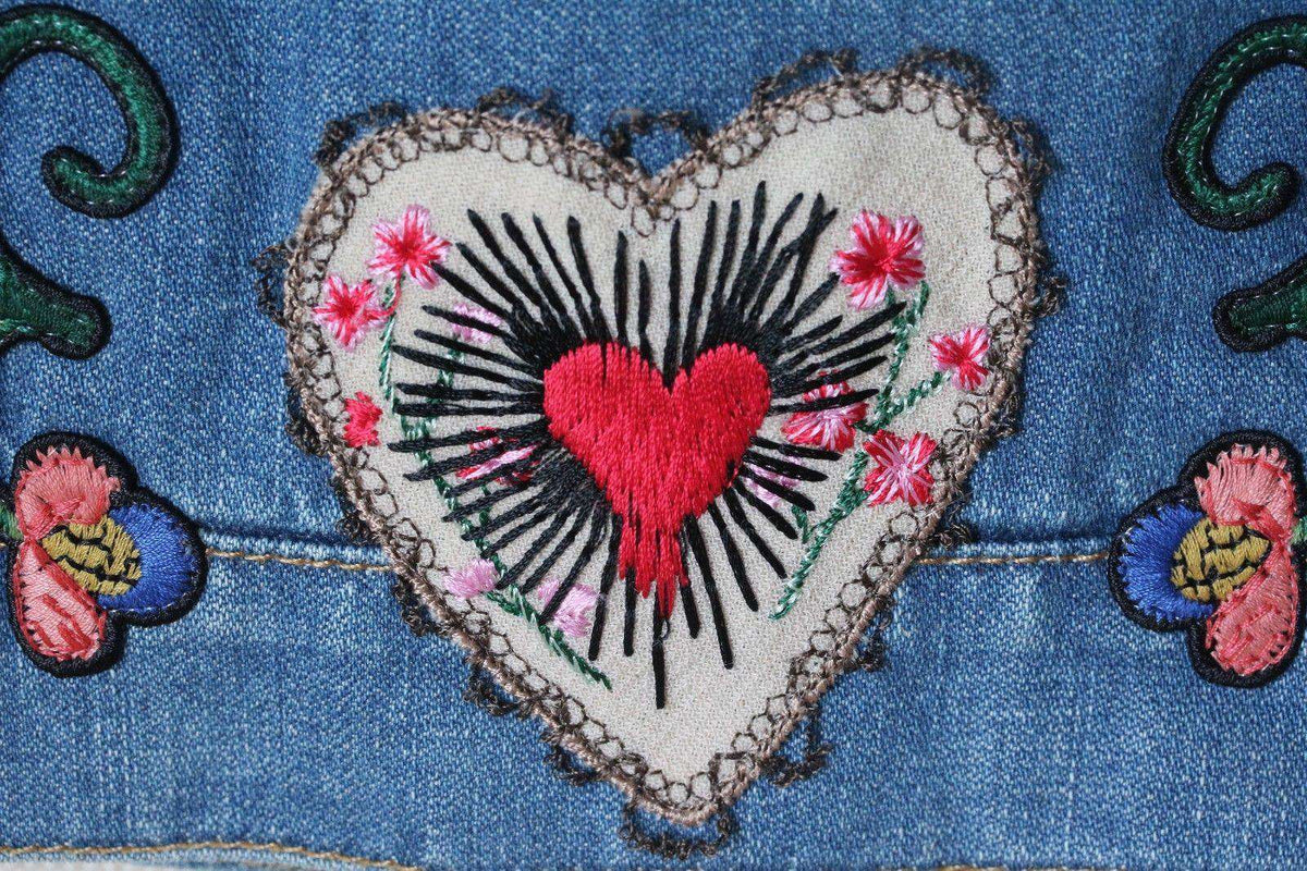 GUCCI BABY PINK GIRLS DENIM JACKET 4 YEARS