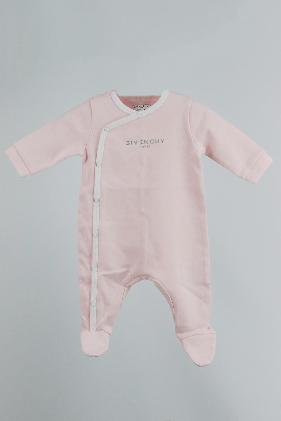 GIVENCHY BABY GIRLS COTTON BABYGROW 3 MONTHS