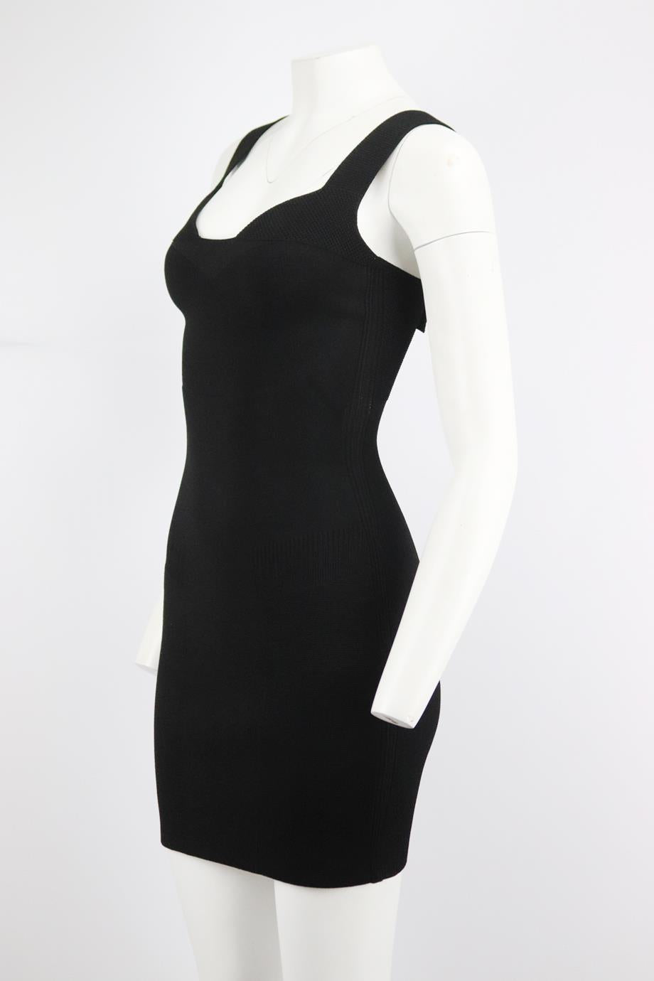 AZ FACTORY STRETCH KNIT MINI DRESS SMALL