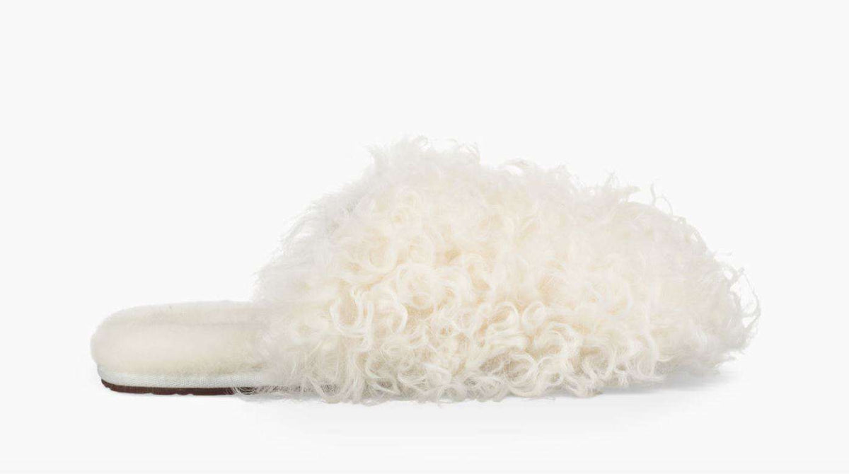 UGG FLUFF MOMMA MONGOLIAN CLOG EU 37 UK 4.5 US 6