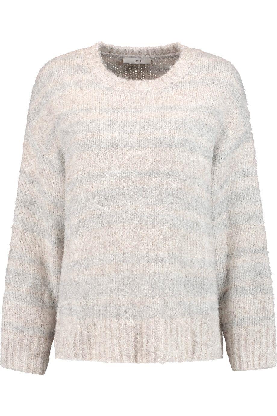 IRO SAGAL MÉLANGE KNITTED SWEATER SMALL