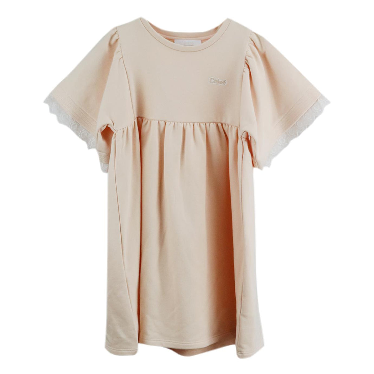 CHLOÉ KIDS GIRLS COTTON DRESS 8 YEARS