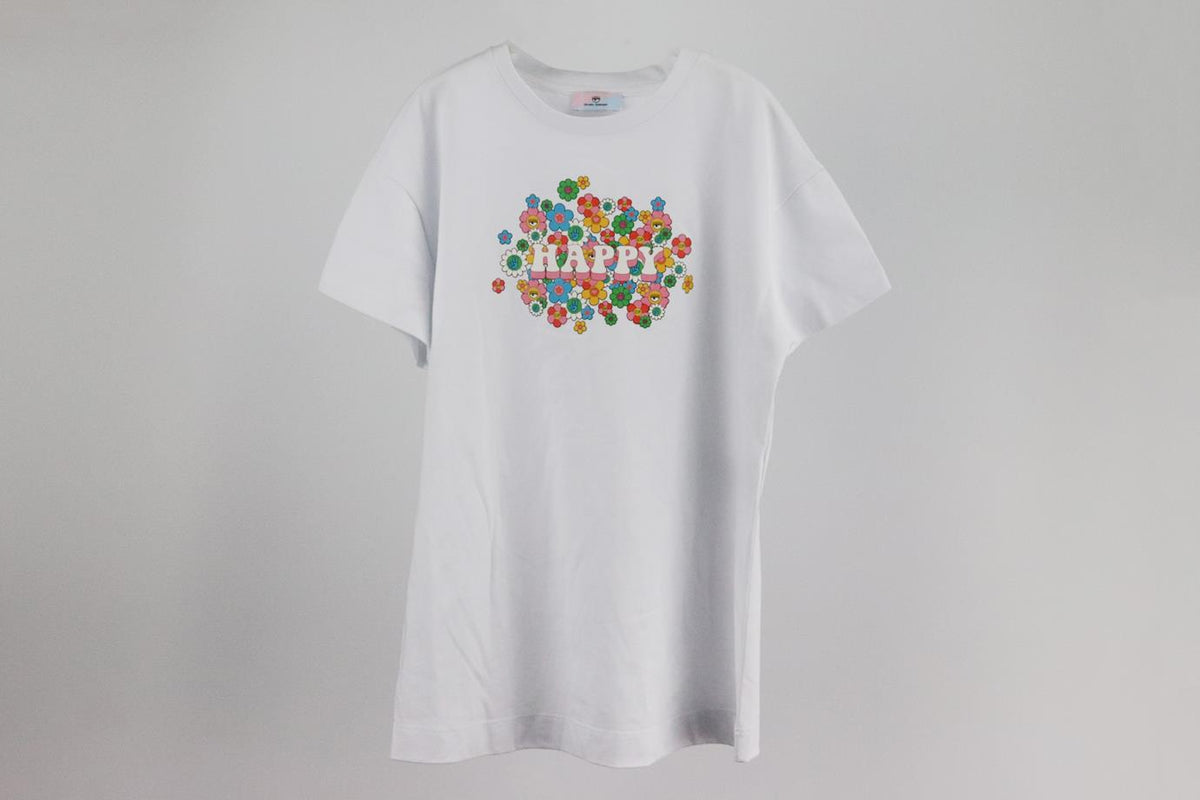 CHIARA FERRAGNI KIDS GIRLS COTTON T-SHIRT 8 YEARS