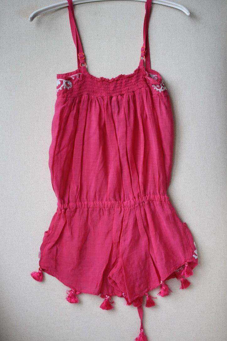 MELISSA ODABASH KIDS BABY EISHA FUCHSIA PLAYSUIT ROMPER 4 YEARS