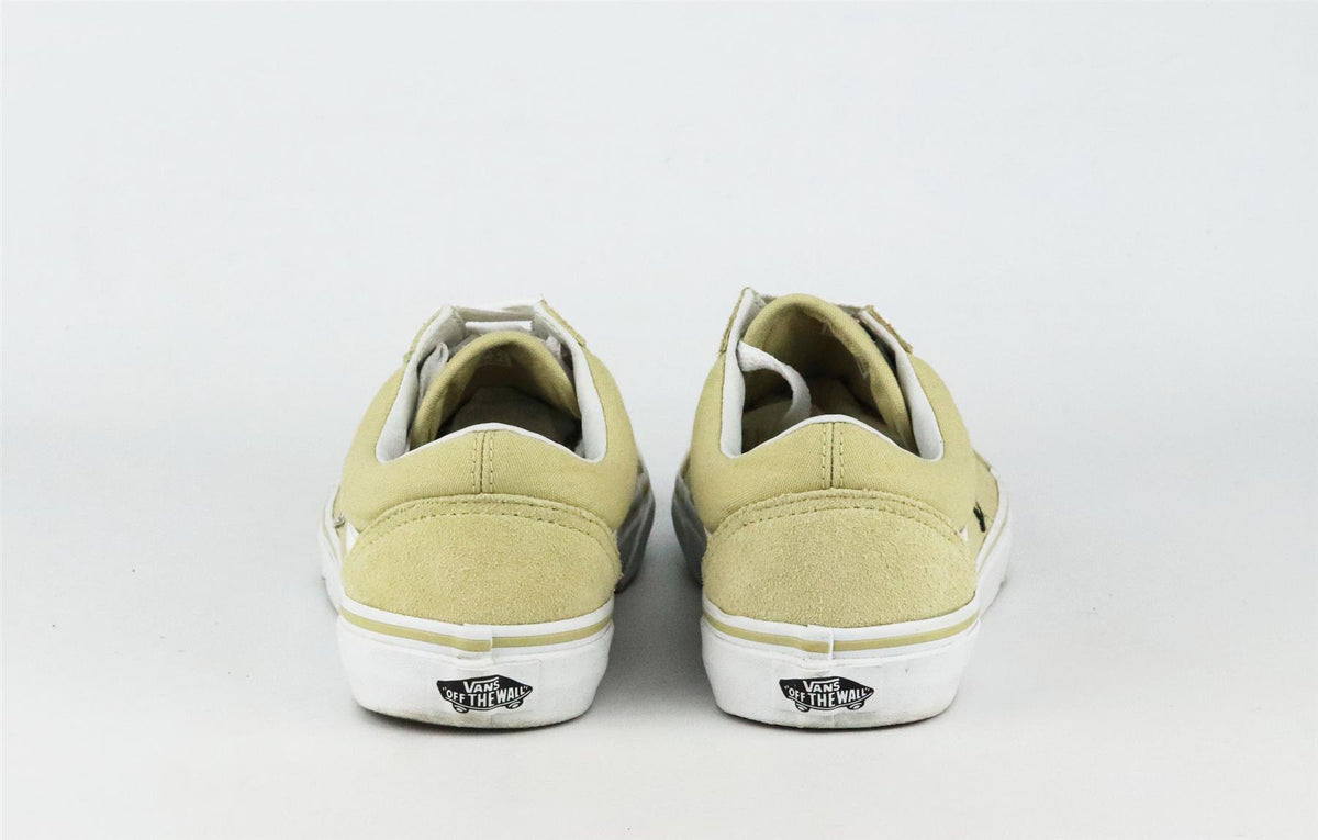 VANS OLD SKOOL EMBROIDERED CANVAS AND SUEDE SNEAKERS EU 38.5 UK 5.5 US 8