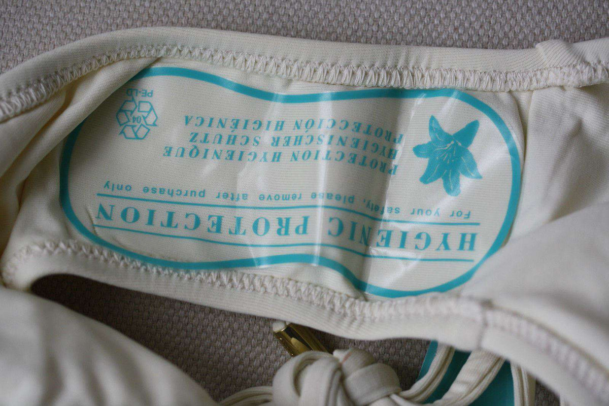MELISSA ODABASH MIAMI CREAM BIKINI UK 10