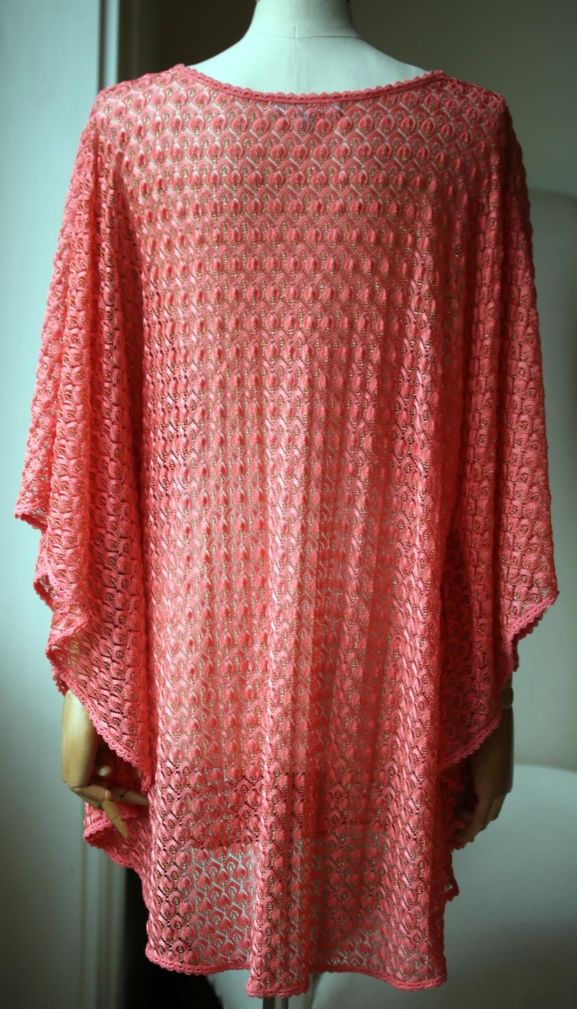 MELISSA ODABASH MADISON CROCHET KNIT COVERUP ONE SIZE