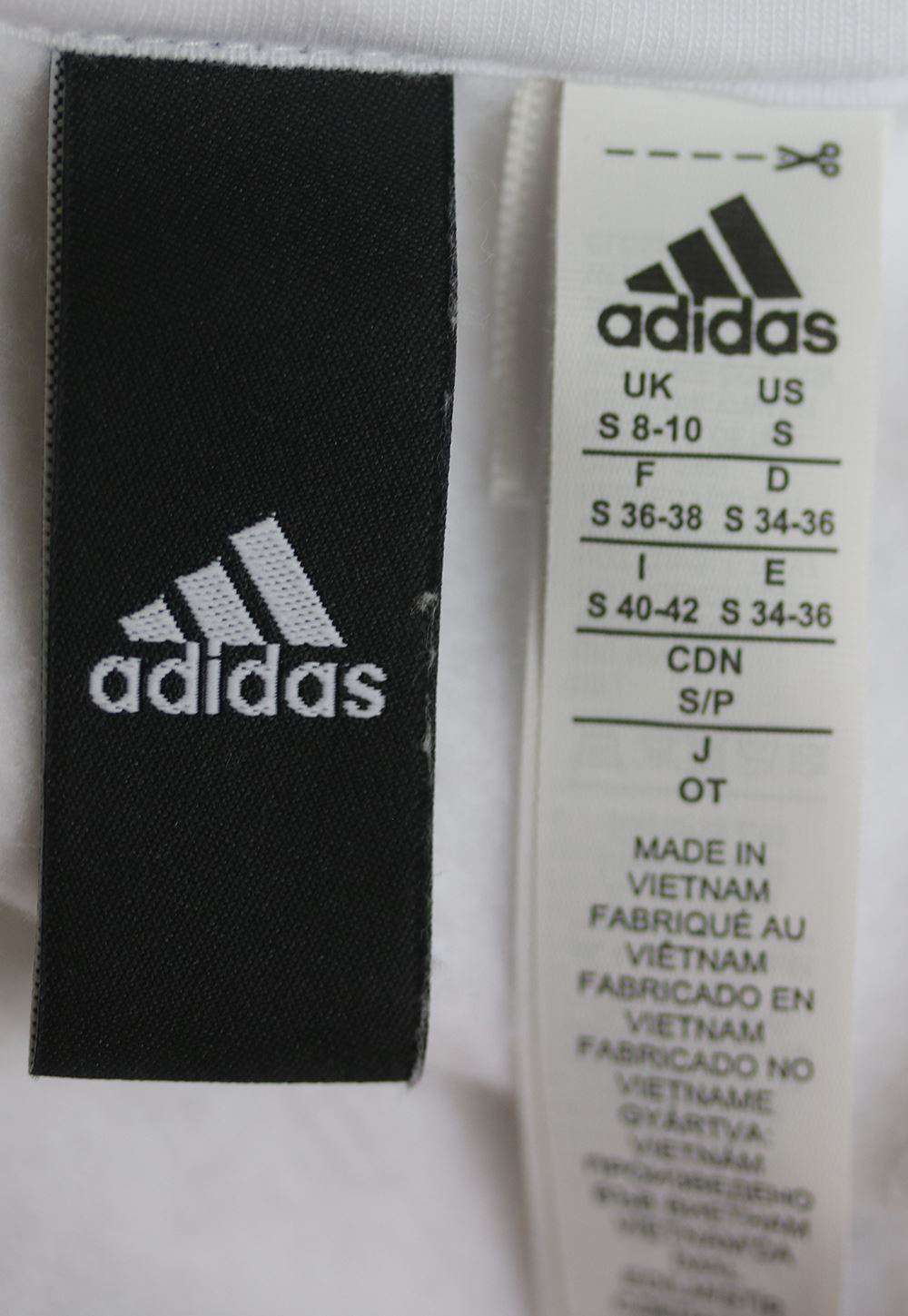 ADIDAS ESSENTIALS 3 STRIPE ZIP-UP HOODIE SMALL