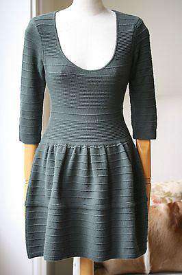 MB COUTURE BY DORIANI GREEN SWEATER DRESS IT 40 UK 8