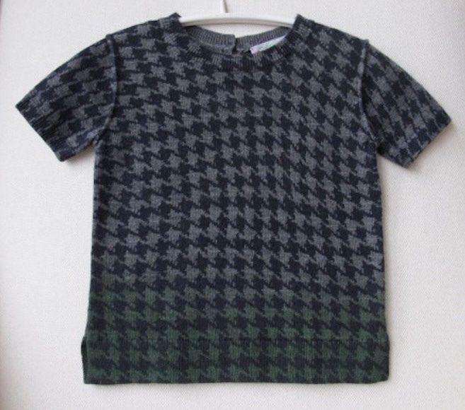BONPOINT BABY HOUNDSTOOTH WOOL SWEATER TOP 3 YEARS