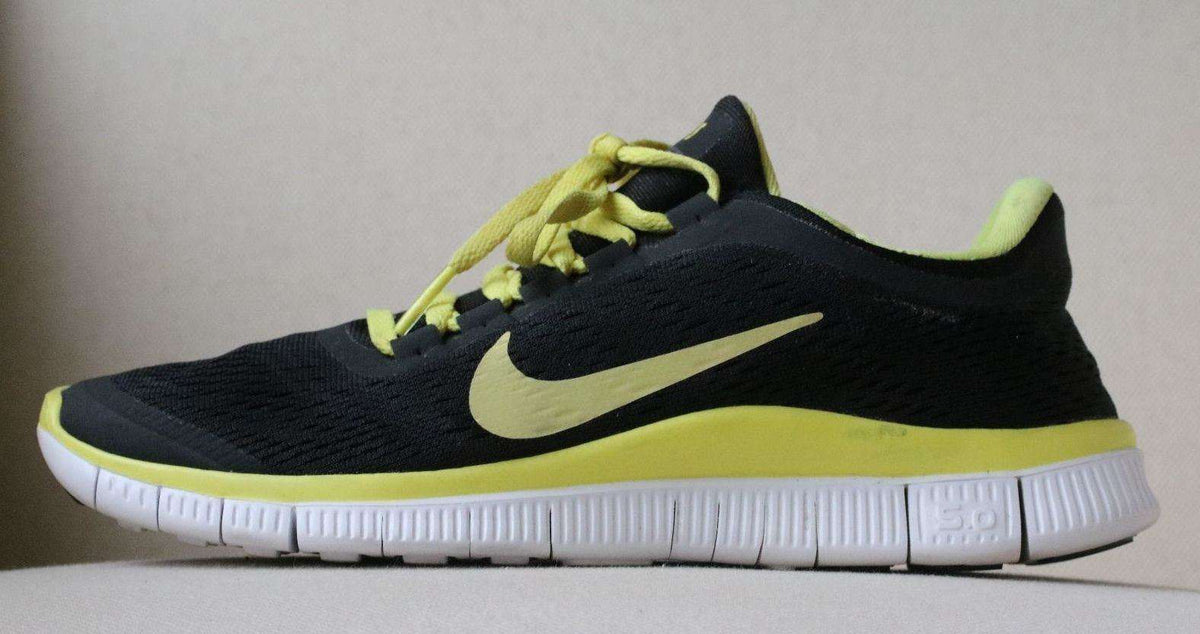 NIKE FREE 5.0 BLACK TRAINERS 40 UK 6 US 8.5