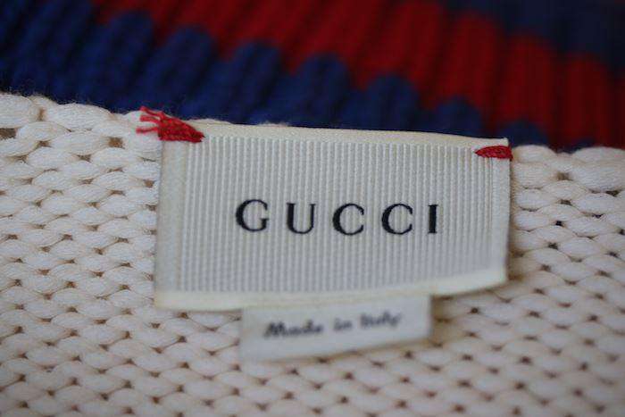 GUCCI GIRLS IVORY DOLL EMBROIDERED KNITTED SWEATER 4 YEARS