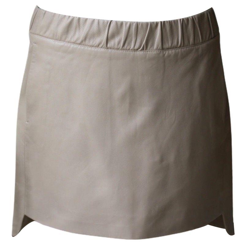 NEIL BARRETT HI/LO LEATHER SKIRT SMALL