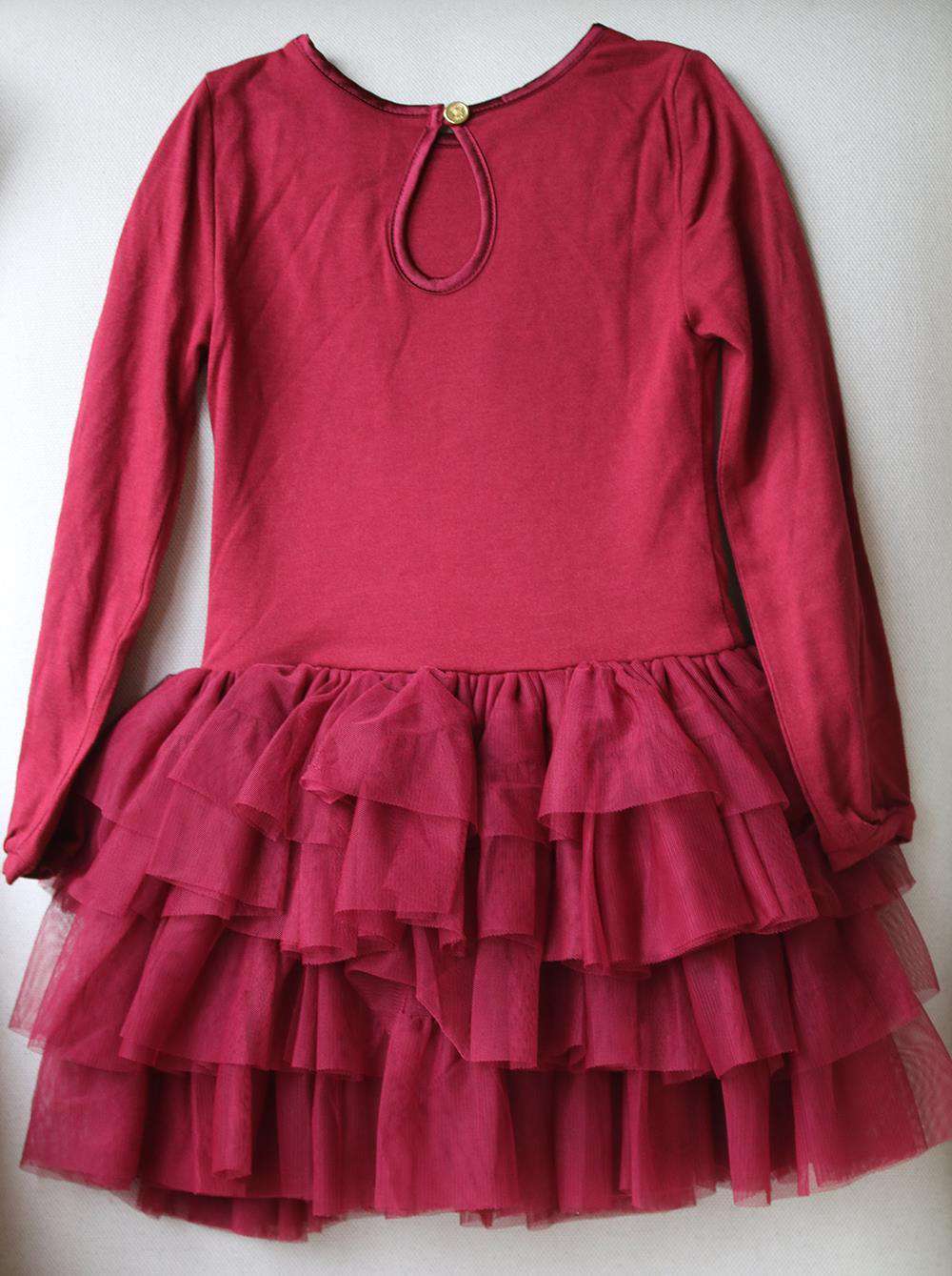 ANGEL'S FACE KIDS GIRLS COTTON AND TULLE DRESS 4-5 YEARS