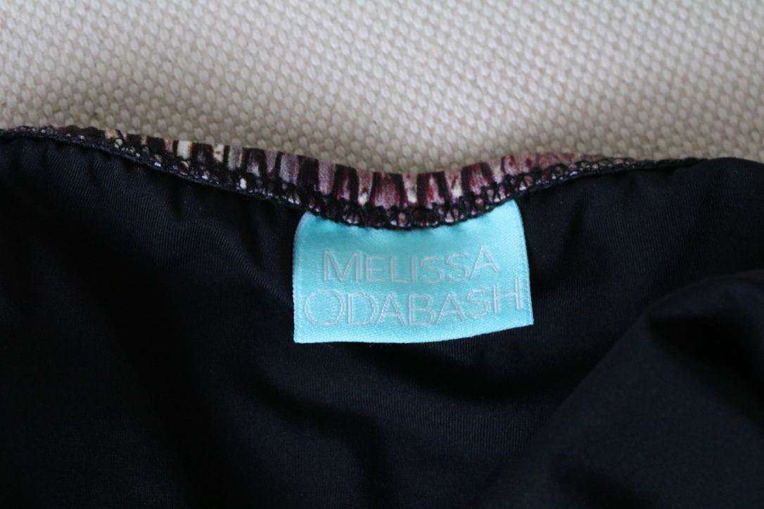 MELISSA ODABASH AMALFI LIZARD PRINT SWIMSUIT UK 10