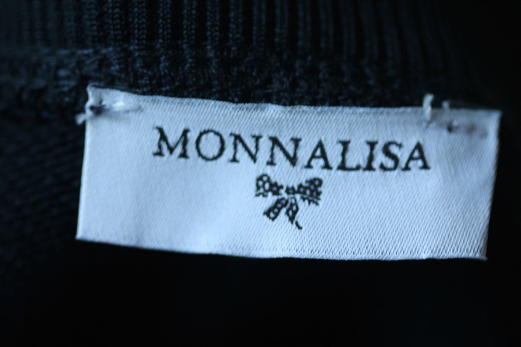 MONNALISA GIRLS BLACK TRACKSUIT 4 YEARS