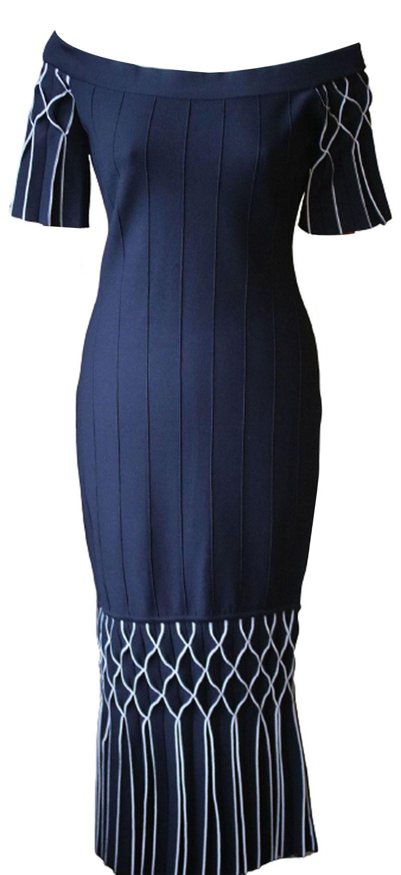 JONATHAN SIMKHAI OFF-THE-SHOULDER PLEATED STRETCH-KNIT MIDI DRESS MEDIUM