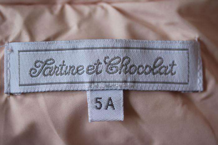 TARTINE ET CHOCOLAT GIRLS PINK DOWN PADDED JACKET 5 YEARS