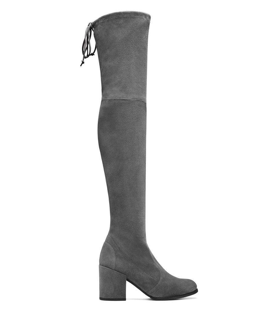 STUART WEITZMAN TIELAND SUEDE OVER-THE-KNEE BOOTS EU 37.5 UK 4.5 US 7