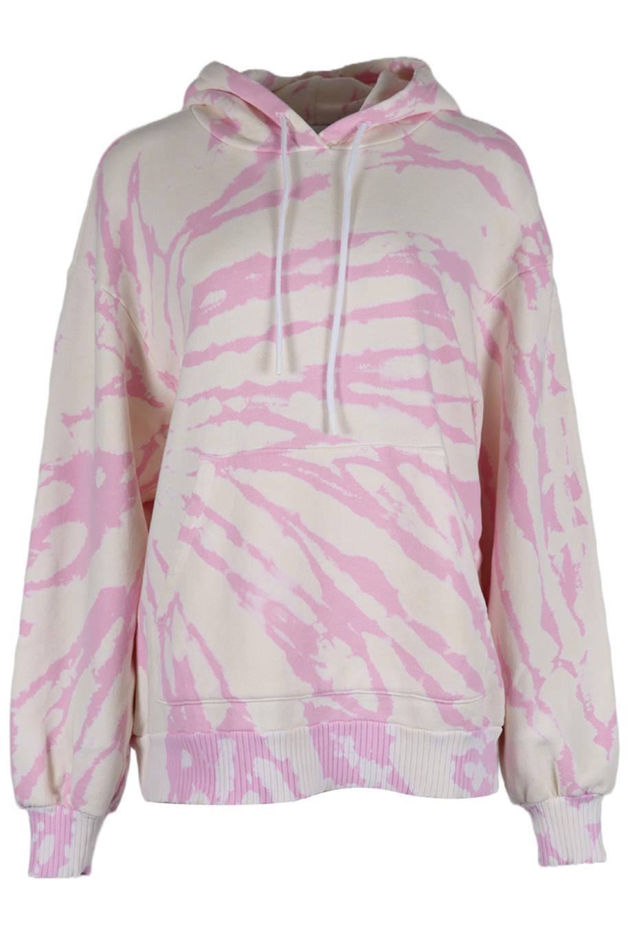 COTTON CITIZEN OVERSIZED TIE DYED COTTON JERSEY HOODIE LARGE