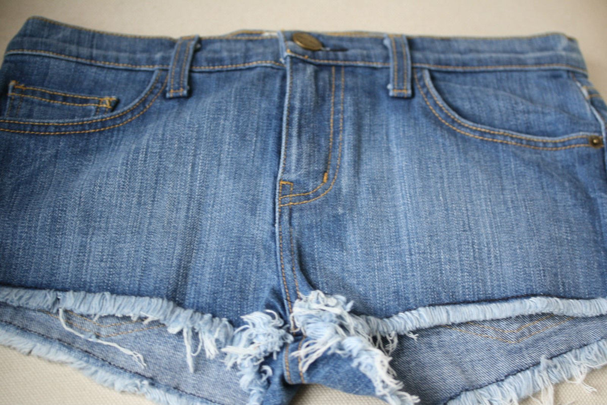 CURRENT ELLIOTT CONCERT CRUISER DENIM SHORTS W27 UK 8/10