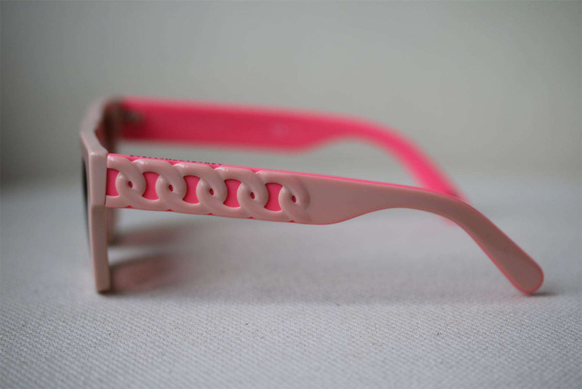 STELLA MCCARTNEY KIDS GIRLS PINK CHAIN SUNGLASSES