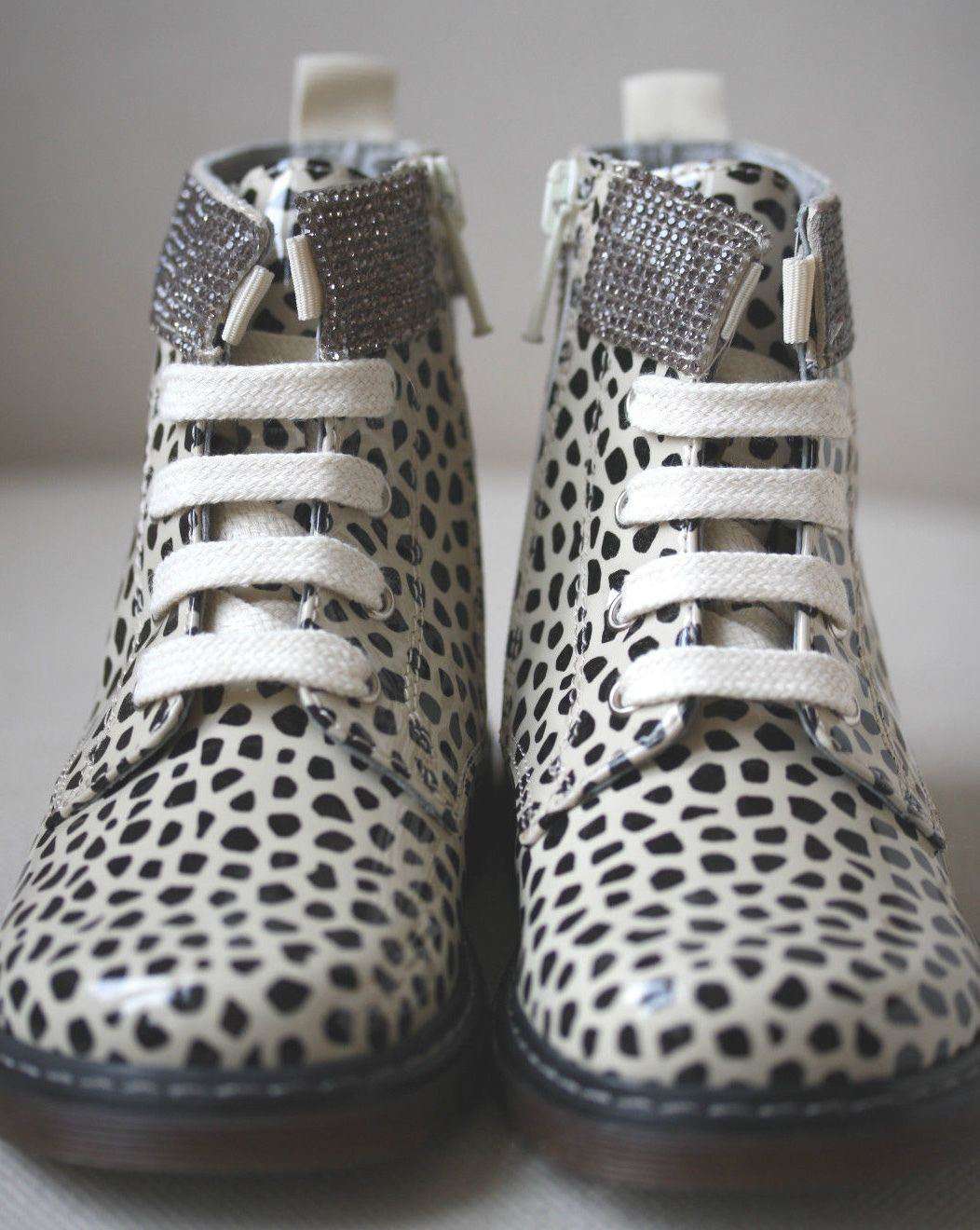 MISS BLUMARINE BABY KIDS DIAMANTE BOOTS EU 25 UK 8 US 9