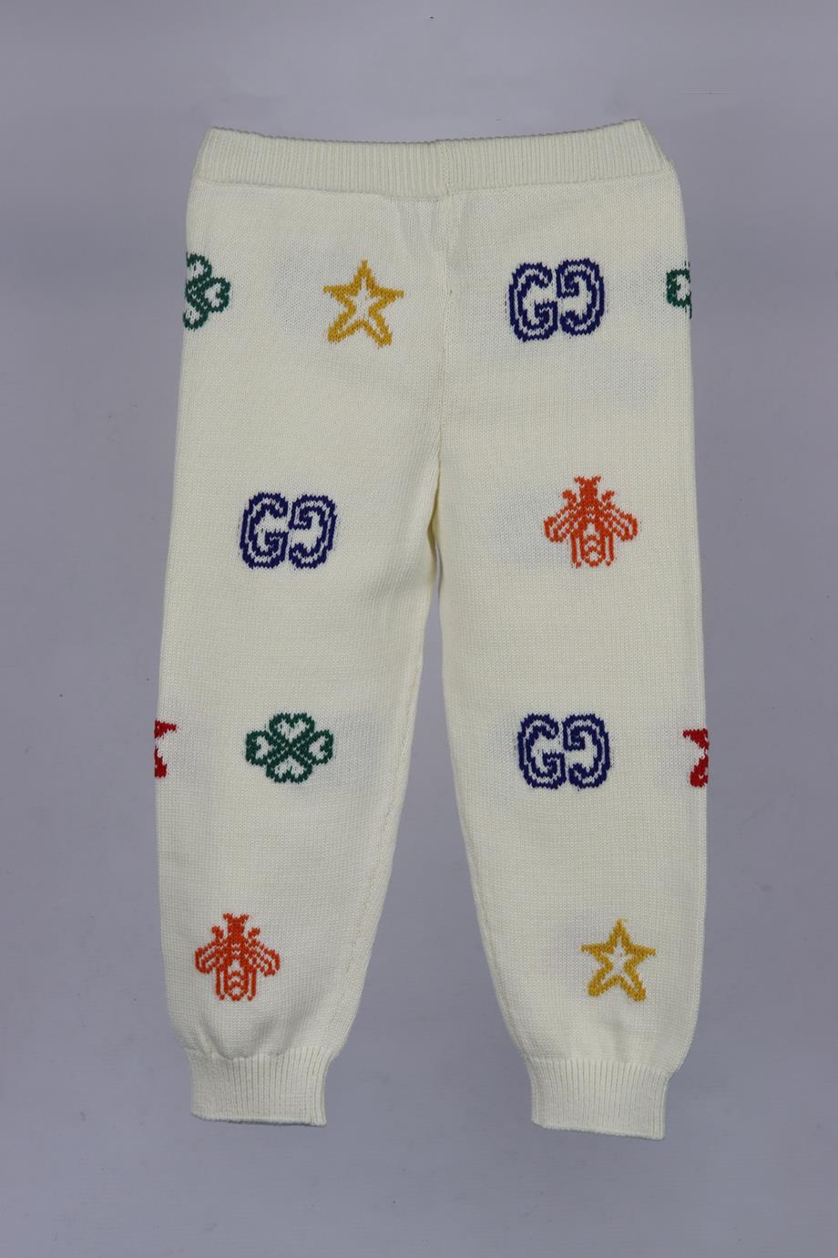 GUCCI KIDS UNISEX KNITTED PANTS 36 MONTHS