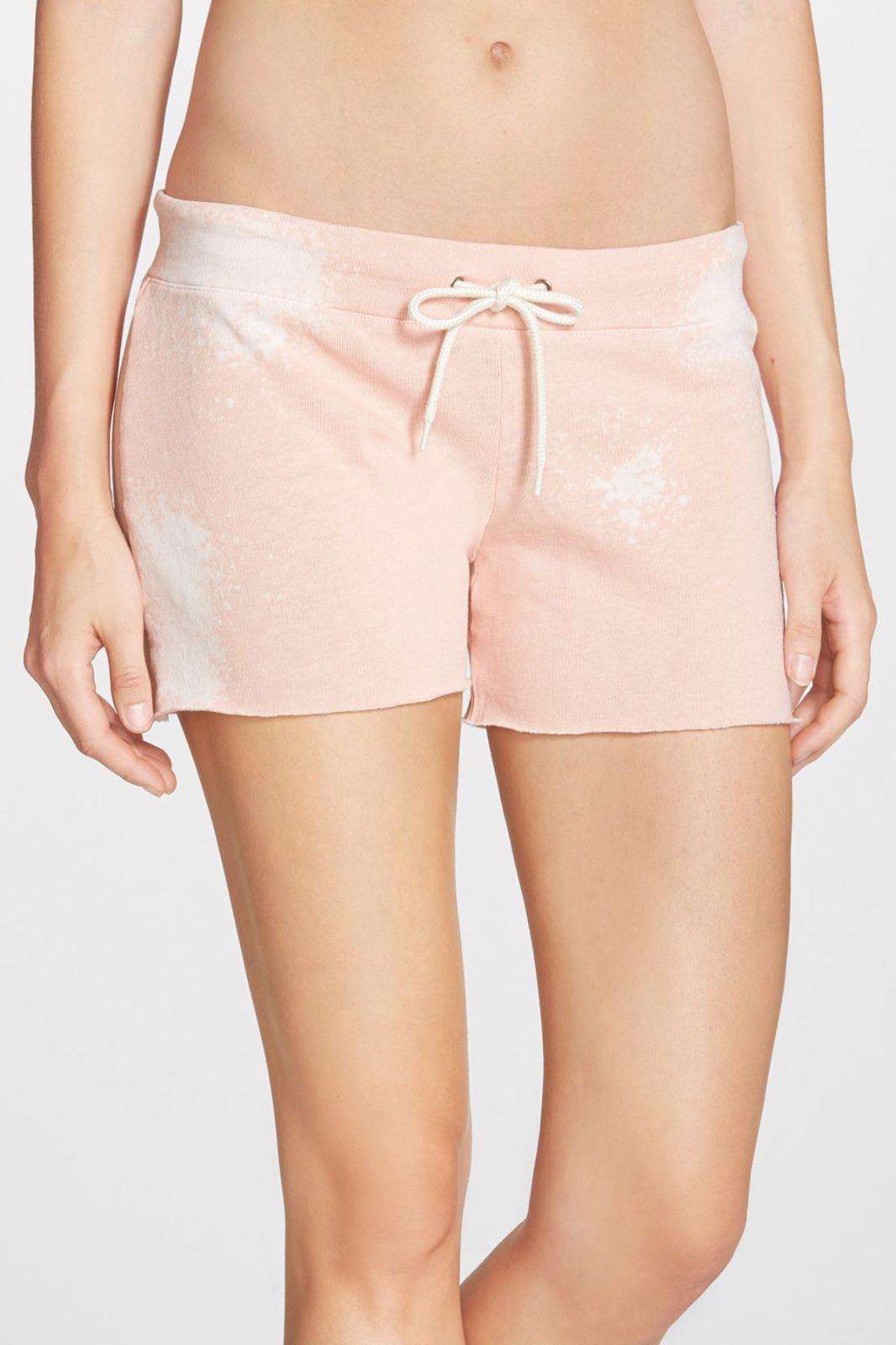 MONROW BLEACH OUT SHORTS SMALL