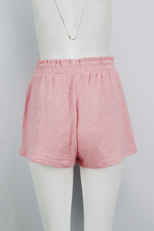 LOVESHACKFANCY BOUCLÉ KNIT SHORTS SMALL