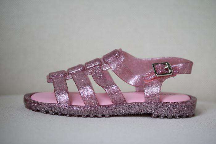MINI MELISSA PINK MINI FLOX JELLY SANDALS EU 27 UK 9