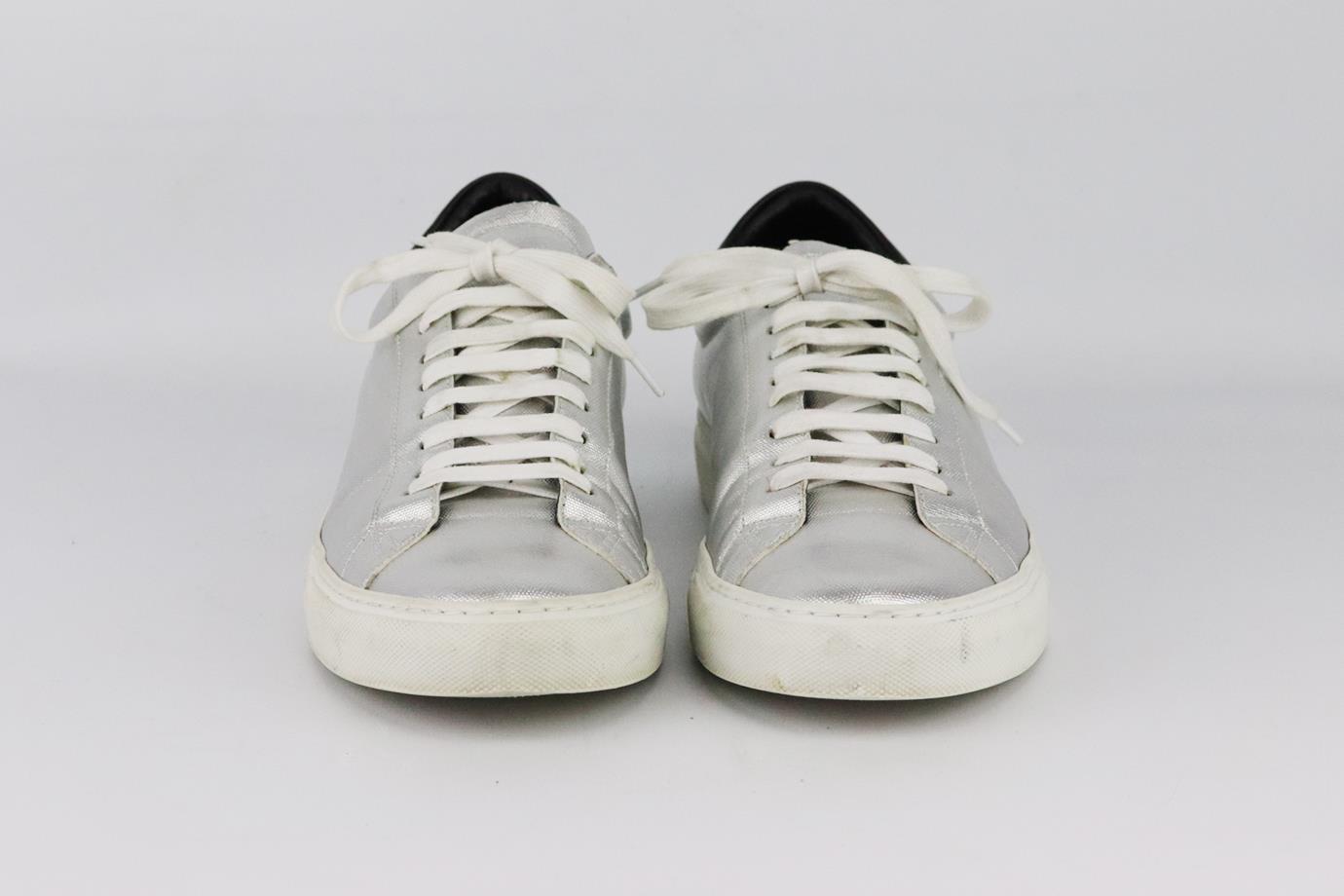GIVENCHY MEN'S COATED CANVAS SNEAKERS EU 42 UK 8 US 9