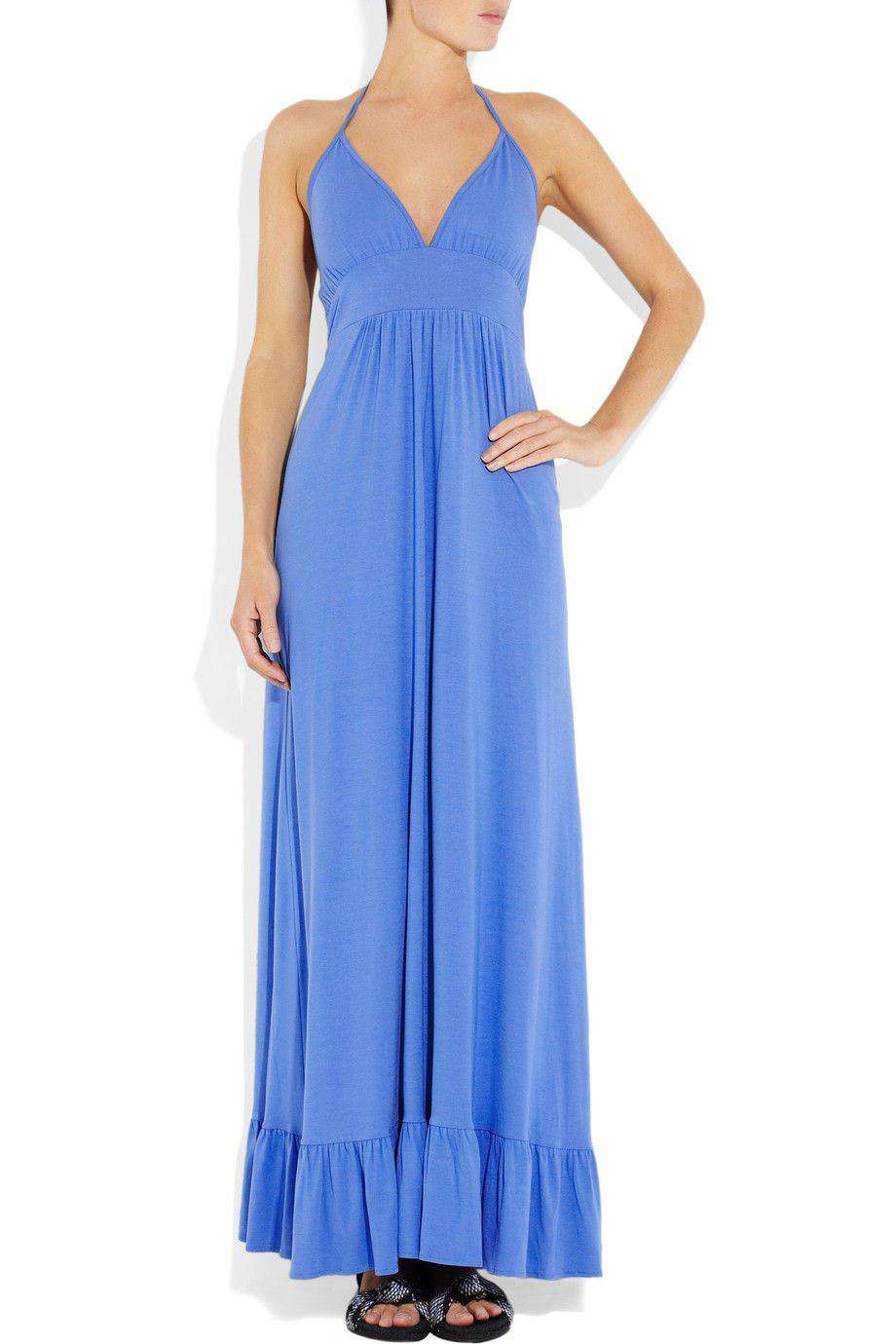MELISSA ODABASH COVERUP TURQUOISE KAFTAN MAXI DRESS SMALL