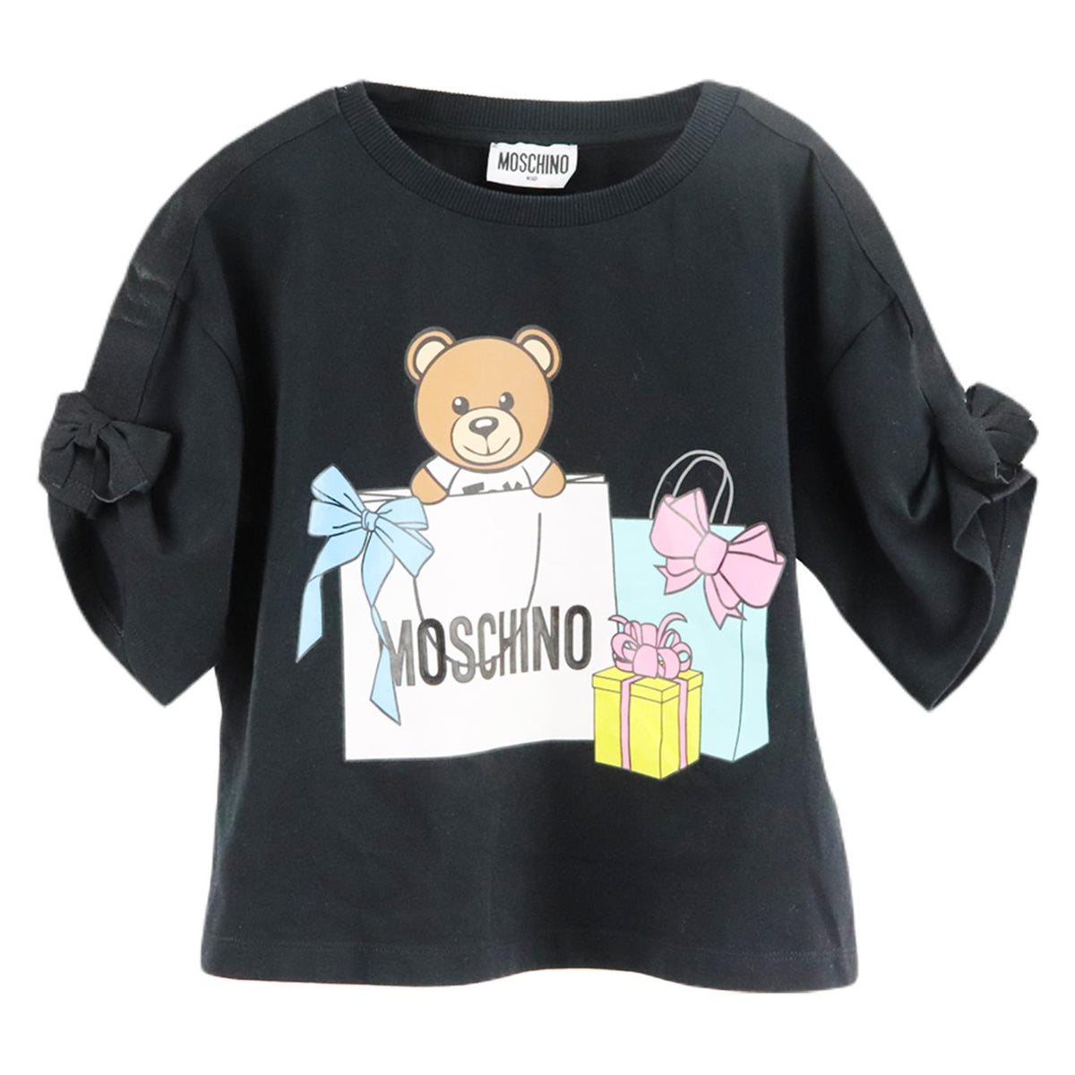 MOSCHINO KIDS GIRLS COTTON T-SHIRT 8 YEARS