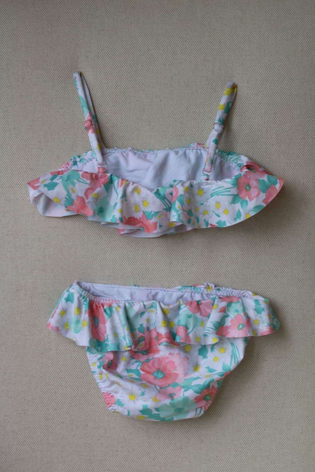 MAYORAL BABY GIRLS PINK FLORAL RUFFLE BIKINI 4 YEARS