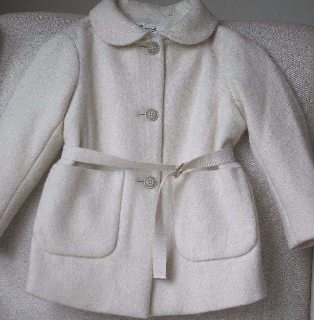 BONPOINT BABY GIRLS DIANA COAT JACKET 4 YEARS