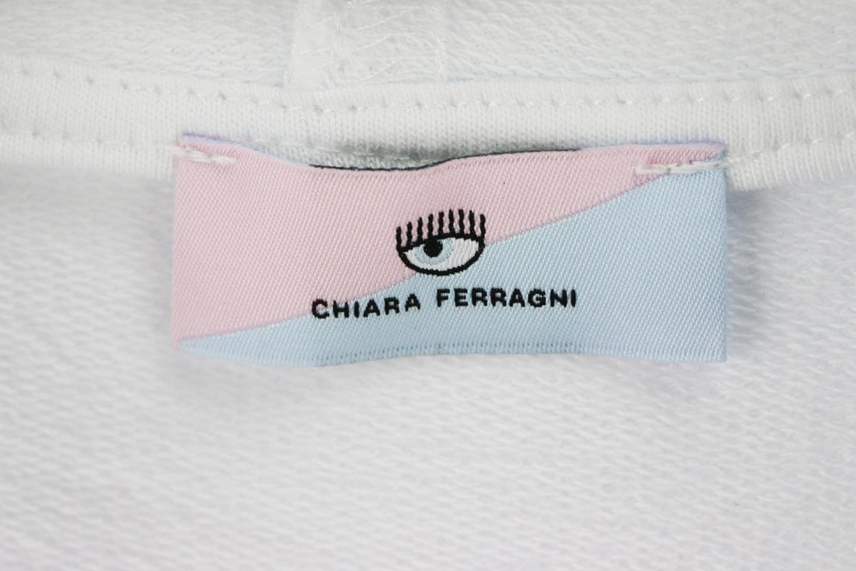 CHIARA FERRAGNI KIDS GIRLS COTTON HOODIE 8 YEARS