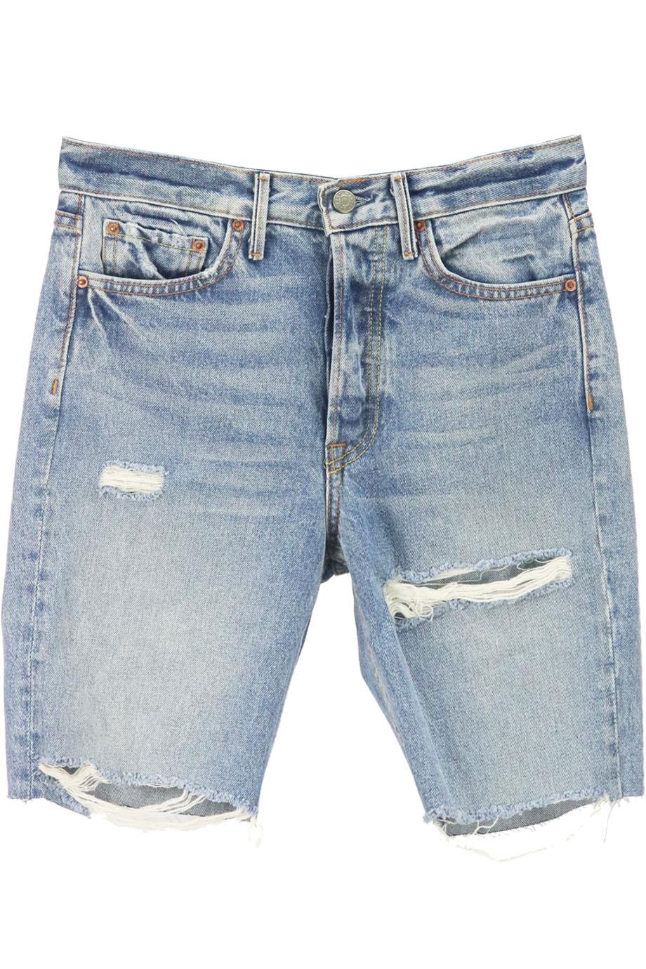 GRLFRND BEVERLY DISTRESSED DENIM SHORTS W25 UK 6/8