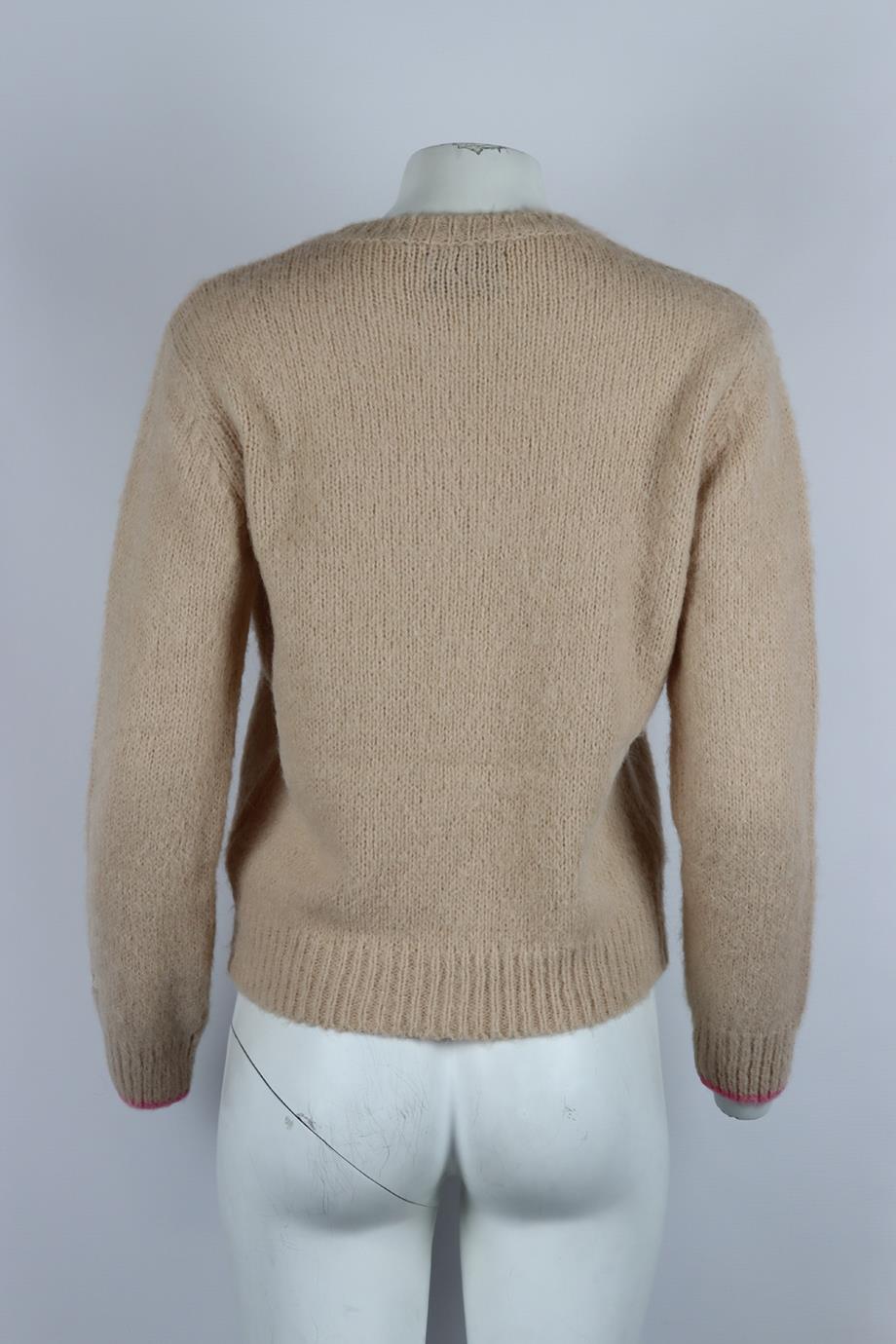 MC2 ST BARTH EMBROIDERED KNITTED SWEATER SMALL
