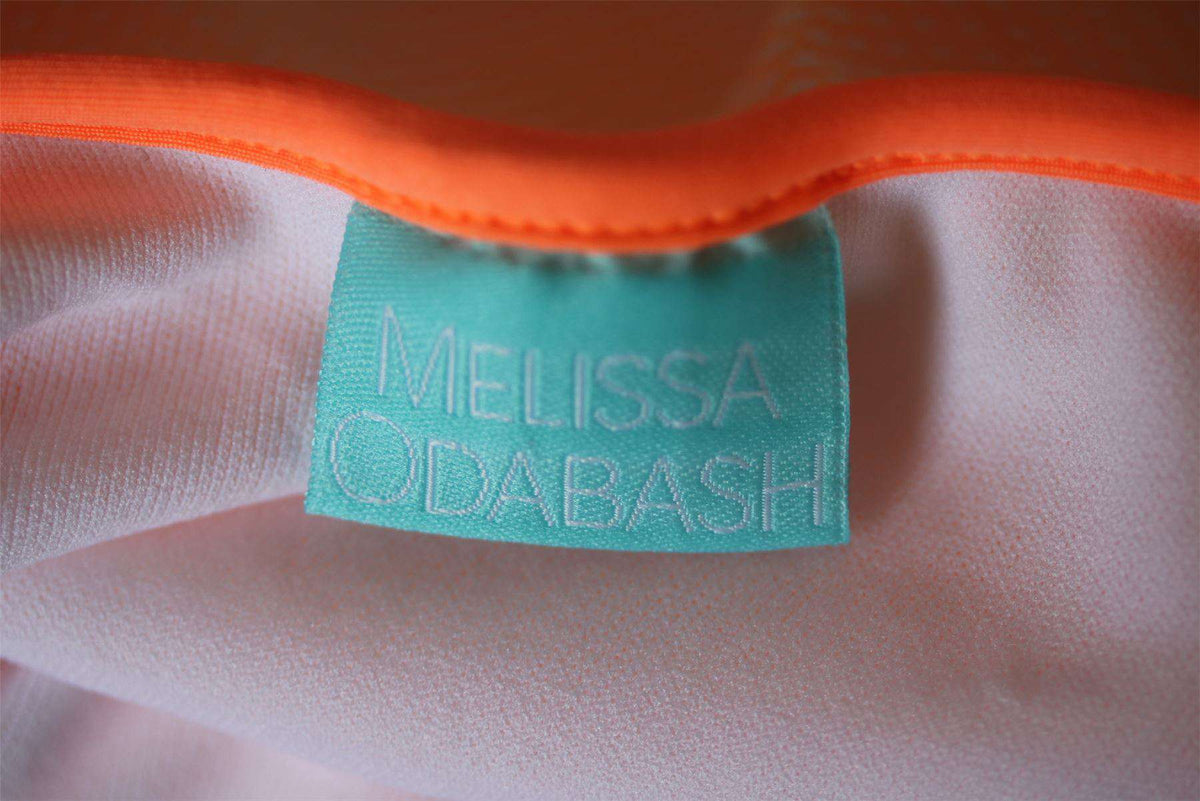 MELISSA ODABASH GIRLS TRACY ORANGE SCALES PRINT SWIMSUIT 4 YEARS